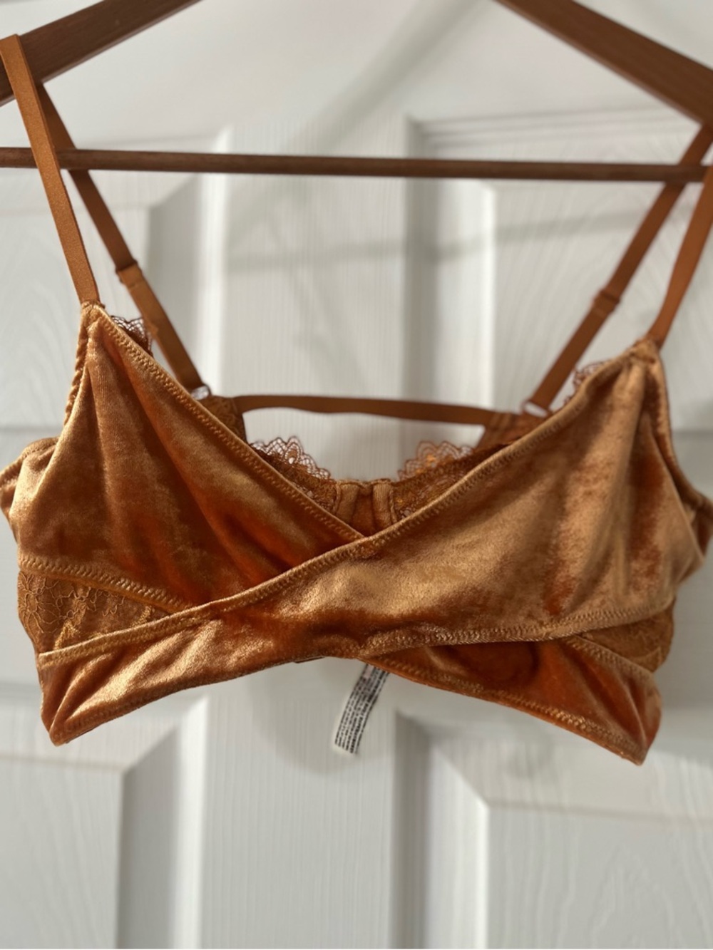 Free People Velvet Lace Bralette - Picture 3 of 4